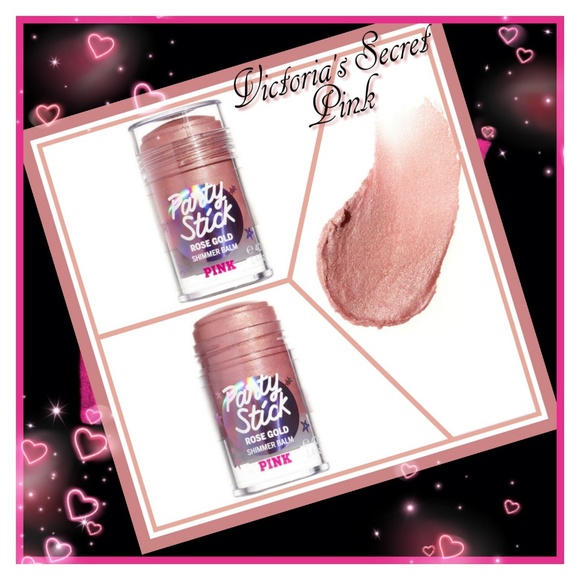 PINK Victoria's Shhh Rose Gold Party Shimmer Stick - Picture 2 of 4